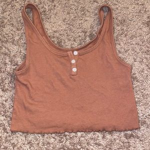 american eagle cropped tank top